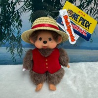 206063 Monchhichi x NETFLIX ONE PIECE Mascot Plush Keychain S2 Luffy 206063 Monchhichi x NETFLIX ONE PIECE Mascot Plush Keychain S2 Luffy