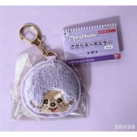 583140 Monchhichi 7cm Embroidery Head Mascot Keychain - Purple 583140 Monchhichi 7cm Embroidery Head Mascot Keychain - Purple