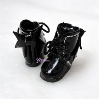SBB007BLK Mimiwoo 2.2cm Doll Shoes Ribbon Boots BLACK for Middle Blythe Obitsu 11cm Body SBB007BLK Mimiwoo 2.2cm Doll Shoes Ribbon Boots BLACK for Middle Blythe Obitsu 11cm Body
